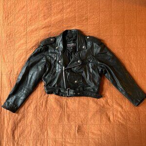 Wilsons vintage leather motorcycle jacket